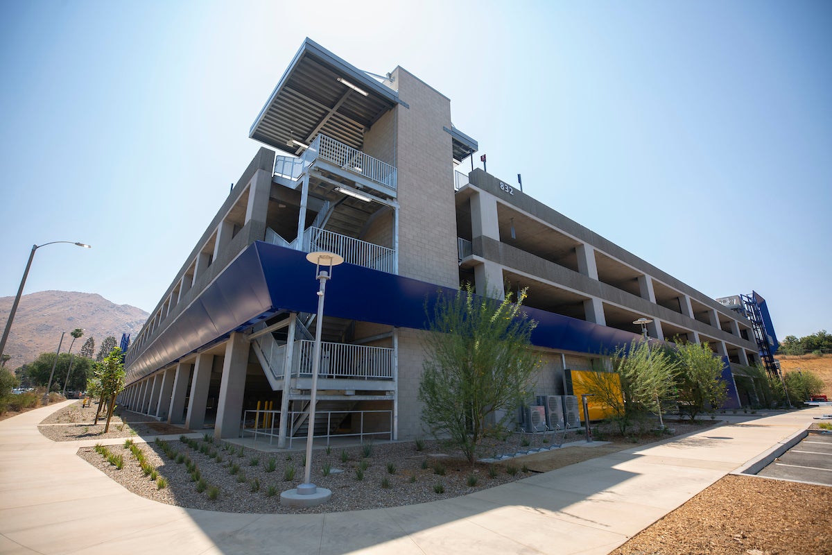 New parking structure opens Inside UCR UC Riverside